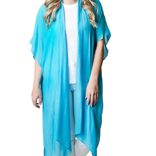 Top It Off - Kari Lightweight Kimono Wrap Shawl