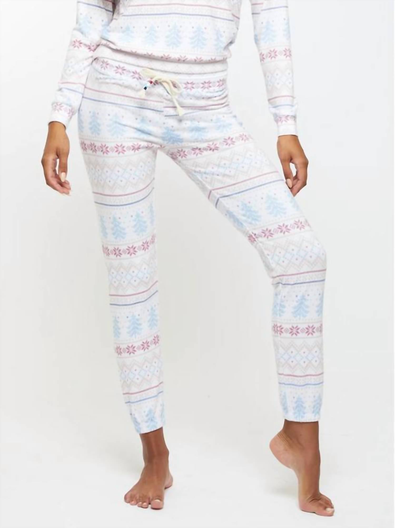 fair isle jogger