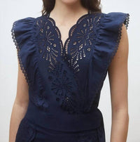 Suncoo - Lila V-neck Blouse