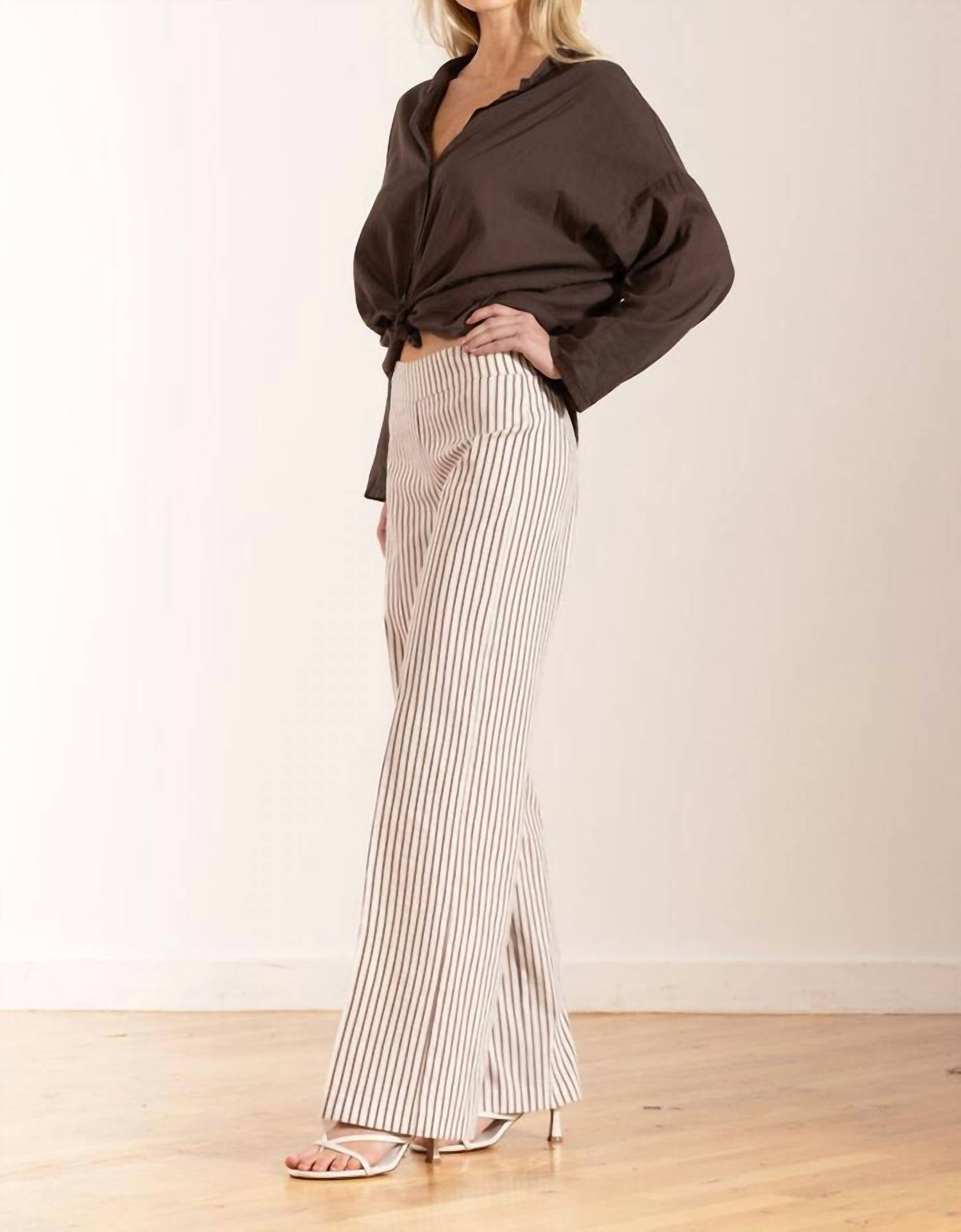 Avenue Montaigne - Flavia Palazzo Pants