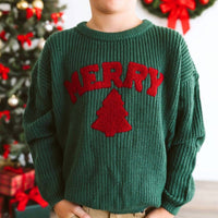 Sweet Wink - Merry Patch Christmas Knit Sweater