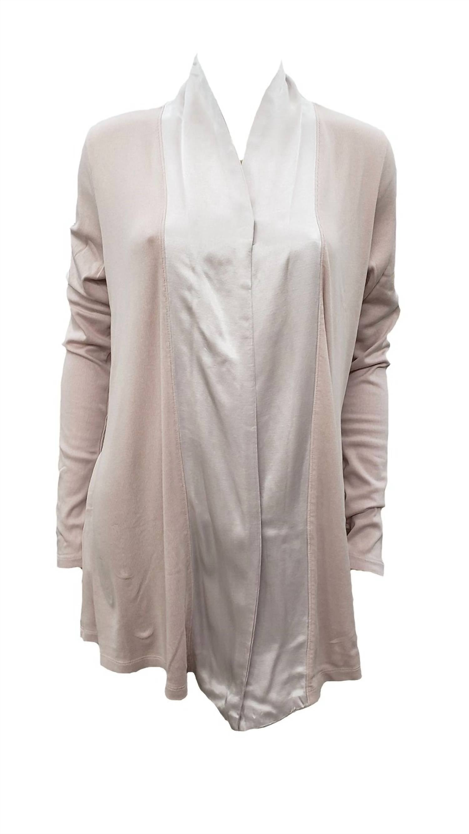 Shelby Satin Trimmed Robe With Pockets