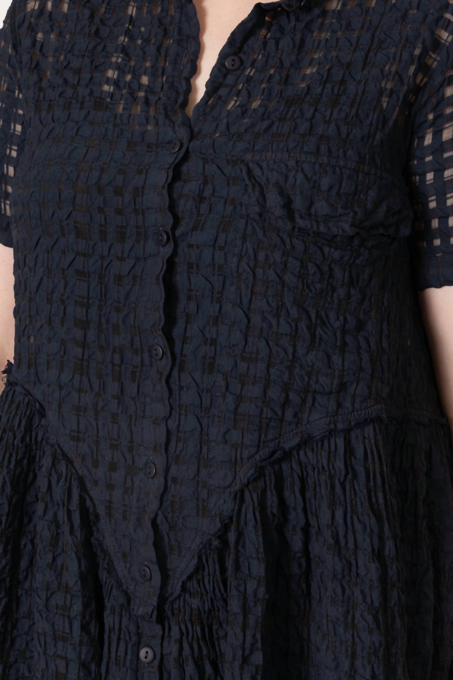 Serienumerica - Loose Shirt Dress