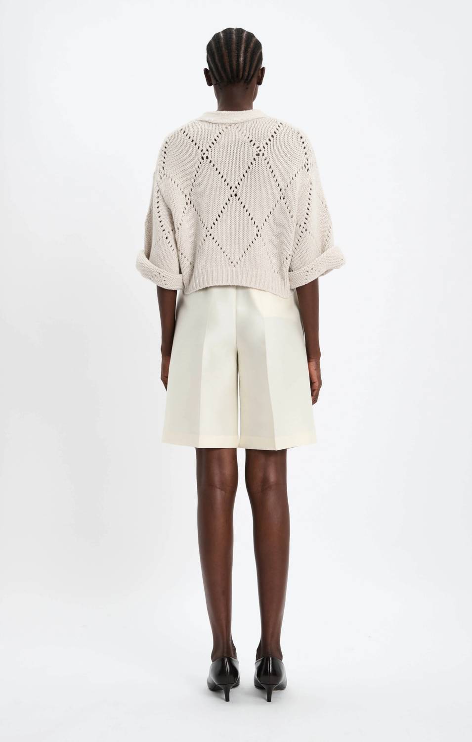 Arch4 Cashmere - Hollingsworth 3/4 Sleeves Cardigan
