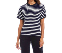 Karen Kane - Stripe Short Sleeve Top