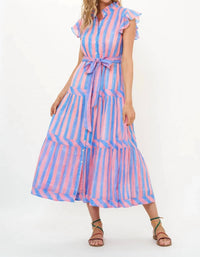 Oliphant - Ruffle Collar Button Maxi