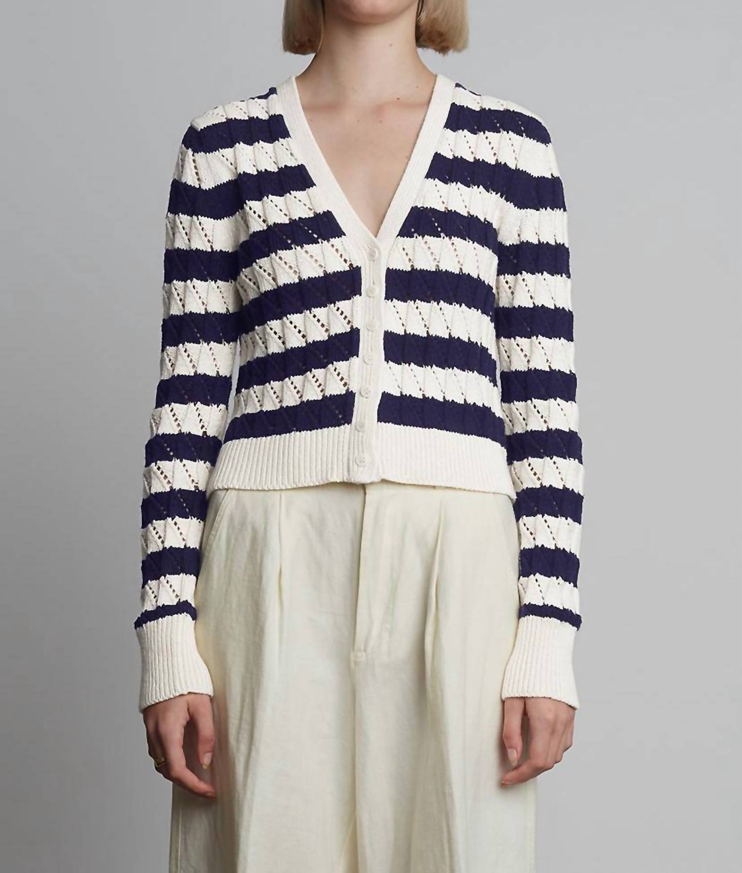 Eleven Six - Aya Stripe Cardigan