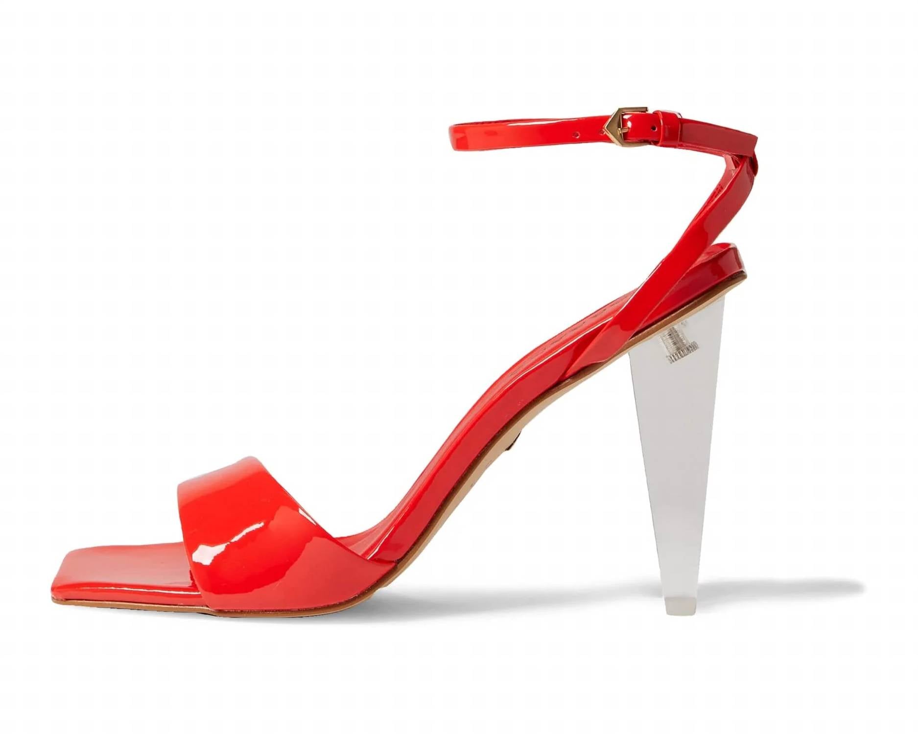 Carrano - Women's Sky Clear Heel Patent Leather Sandal