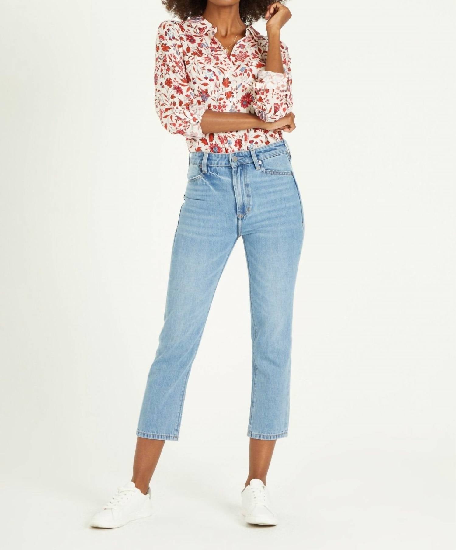 Dear John Denim - Frankie Straight Leg Hi Rise Crop Jean