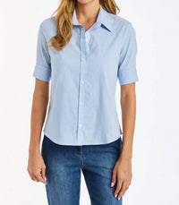 Drew - Lotus Button Down Top