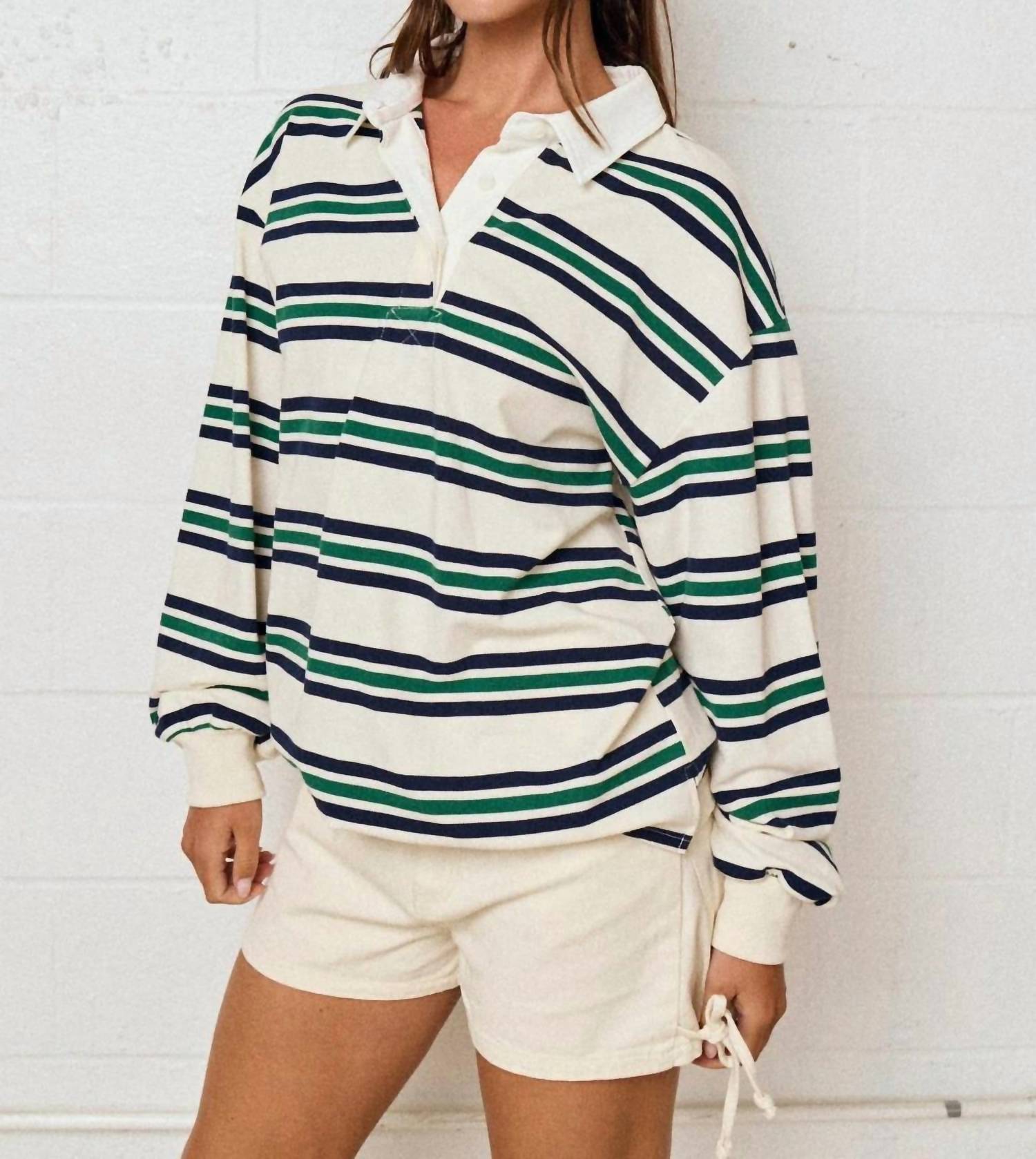 Papermoon - Clara Classic Collared Rugby Shirt