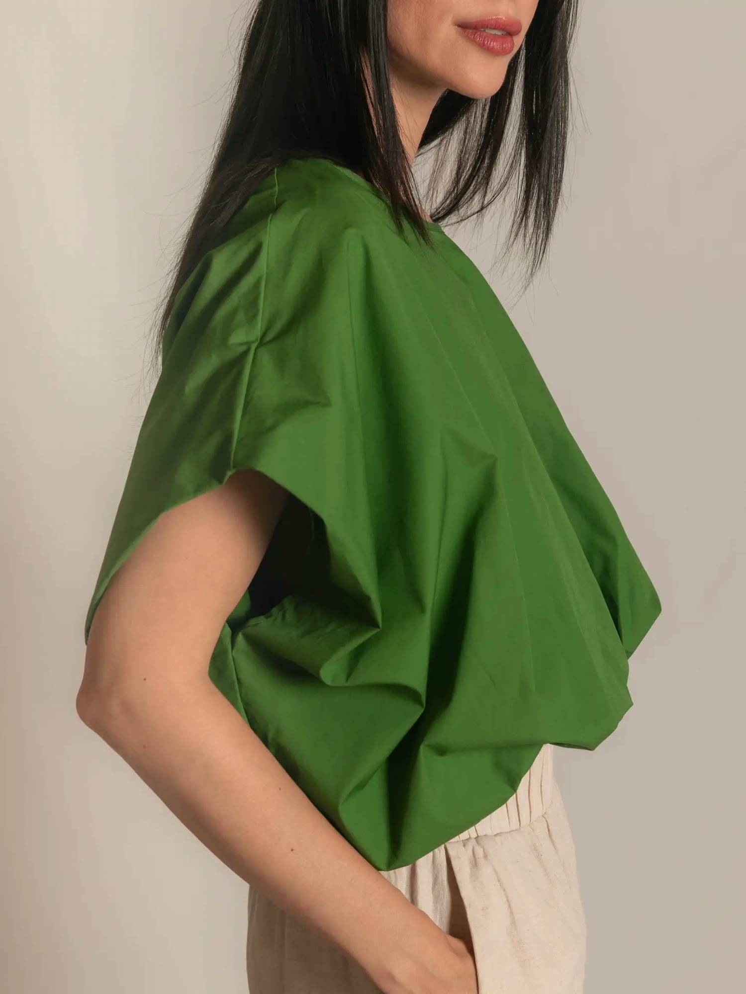 P.Cill - Billowy Poplin Top