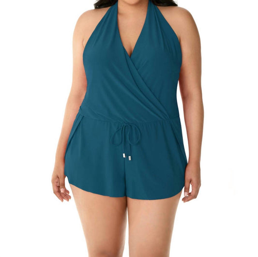 Magicsuit - Plus Size Bianca Swim Romper One Piece Swimsuit