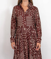 ALIX OF BOHEMIA Aelin Dress in brown - women's dress - view 5