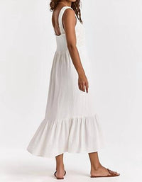 Dear John Denim - Chasity Embroidery Tank Midi Dress
