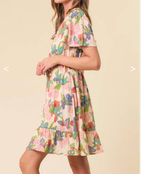 Doe and Rae Buttercup Mini Dress in multicolor - women's dress - view 5
