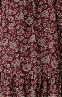 Marron Bethany Mini Dress