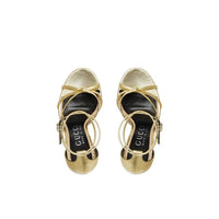 Gucci - Women's Metallic-finish Strapped Sandals