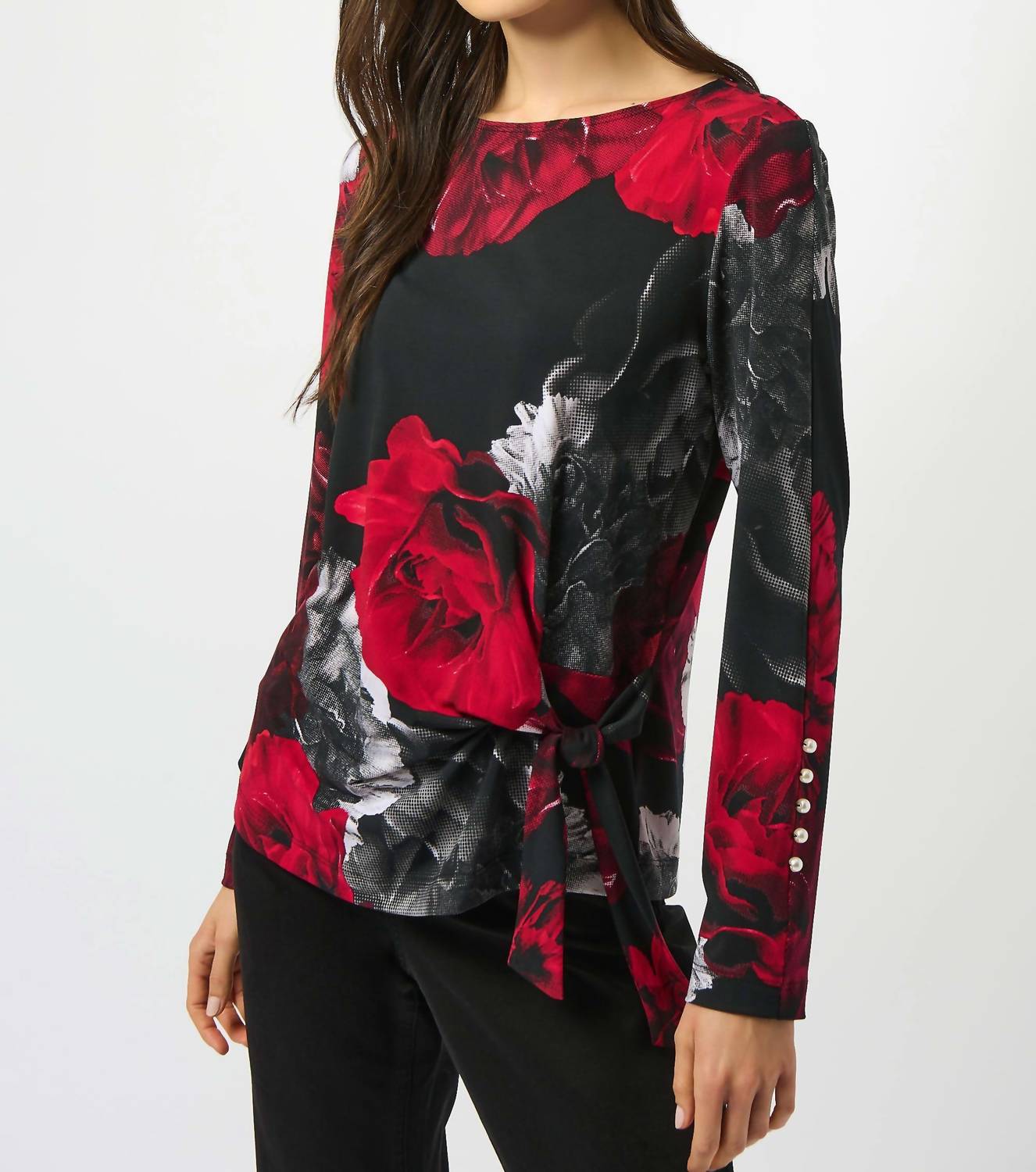 Joseph Ribkoff - Silky Knit Floral Printed Top