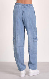 Elan - Chambray Denim Cargo