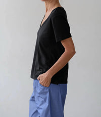 Donni. - Jersey Relaxed V-neck Top