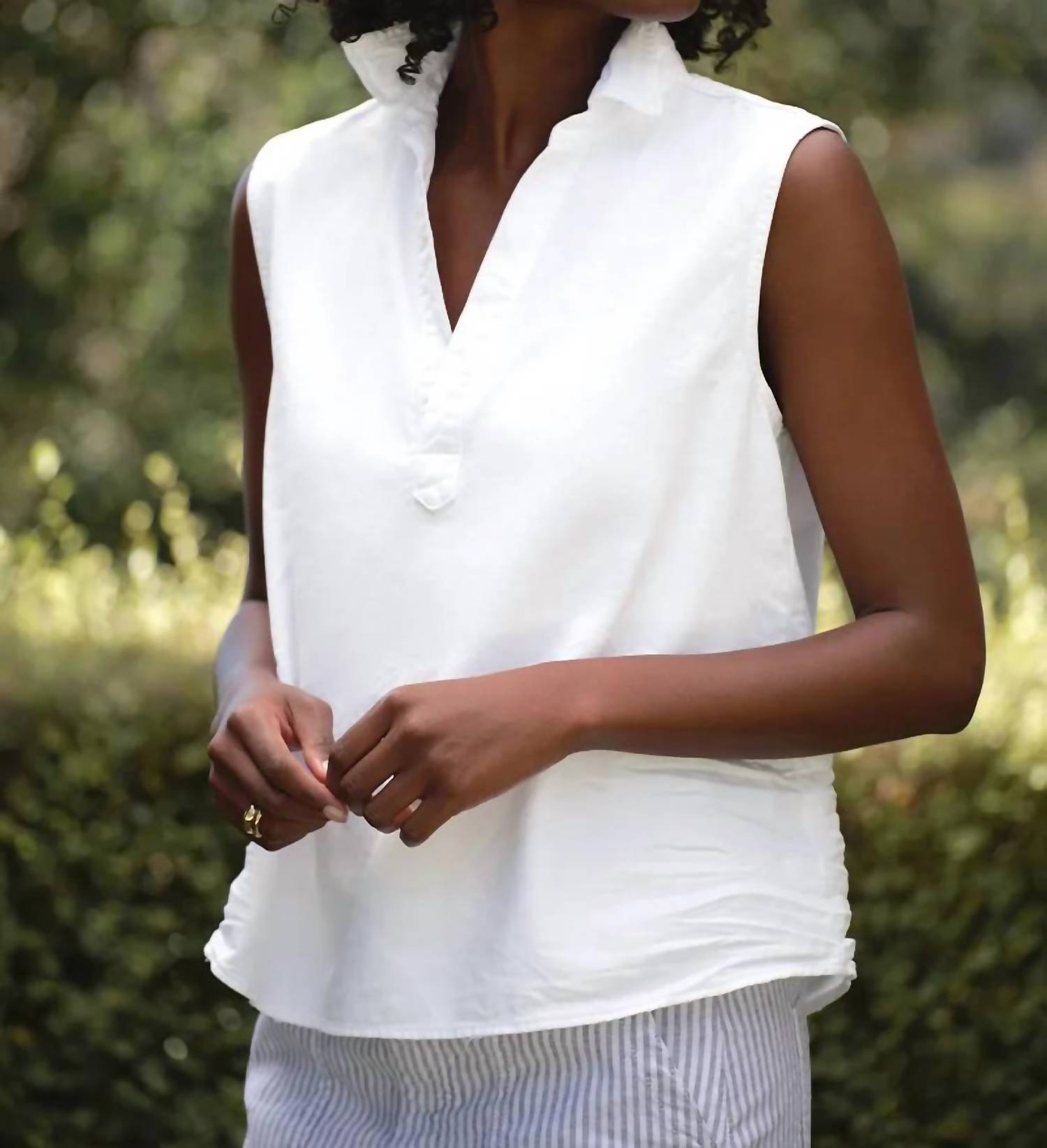 Frank & Eileen - Olivia Popover Henley Tank Top