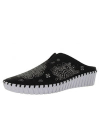 BERNIE MEV Women's Tracy Slip On Shoes in black - women's sandal