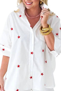 Caryn Lawn - Abby Swing Star Top