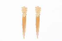Avenue Chic - Women's Fringe Bouquet Earrings