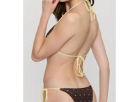 Frankies Bikinis - Nick Reversible Shine Bikini Top