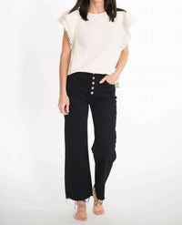 Tea N Rose - Women's Rhea High Rise Cropped Jeans