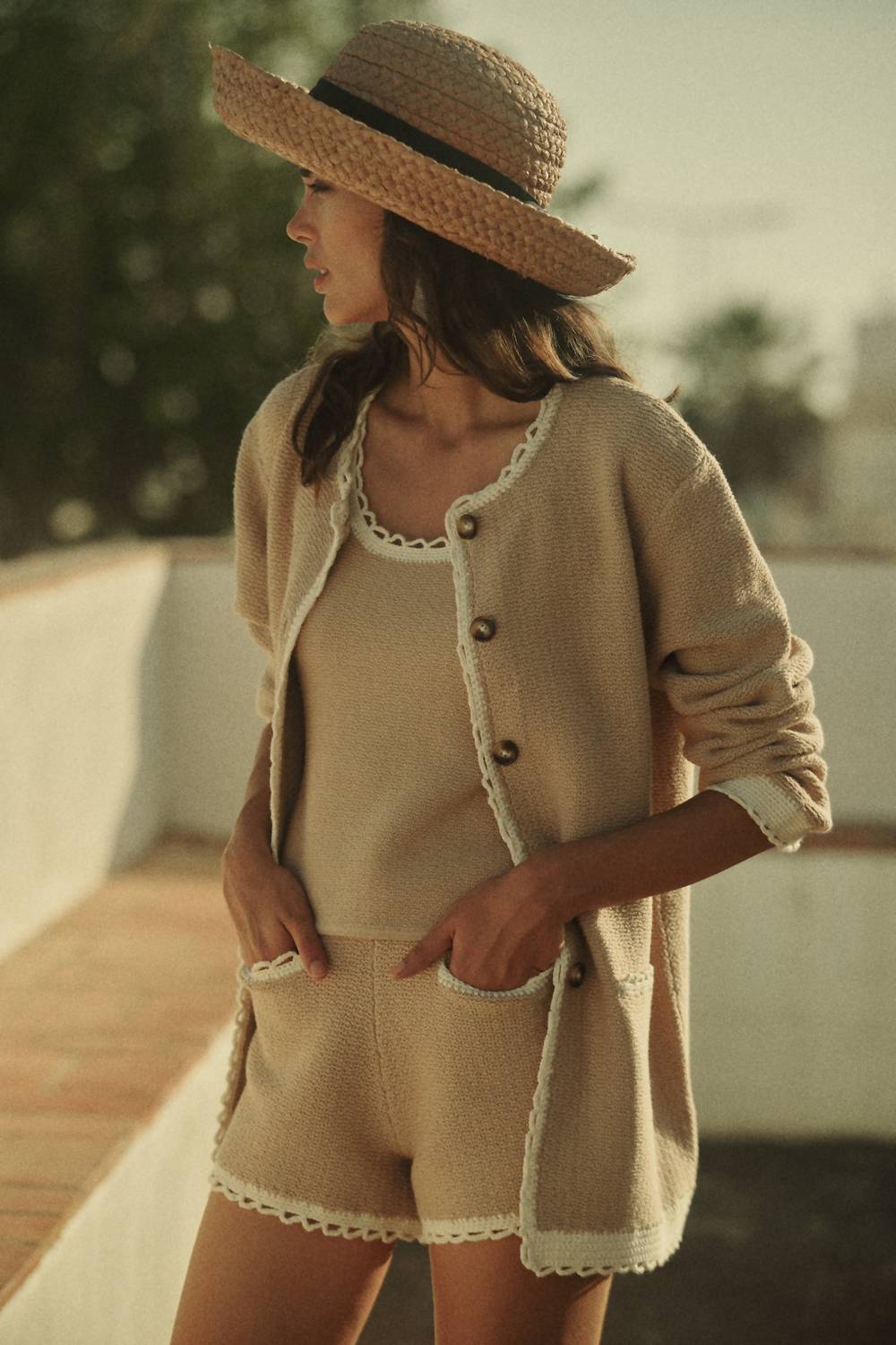 Posse - Willow Sleeveless Scallop Top