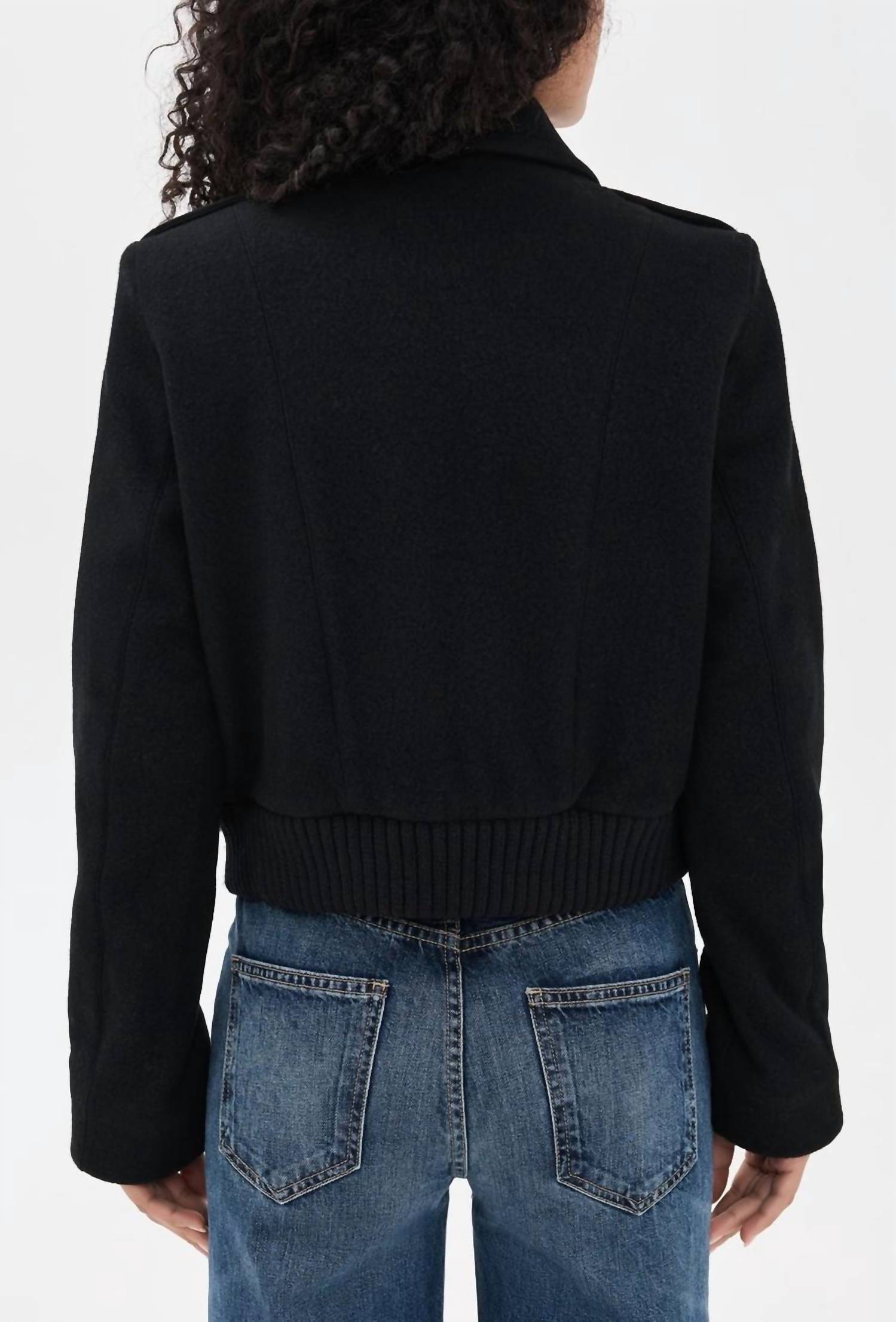 Vince - Cropped Wool Blend Jacket