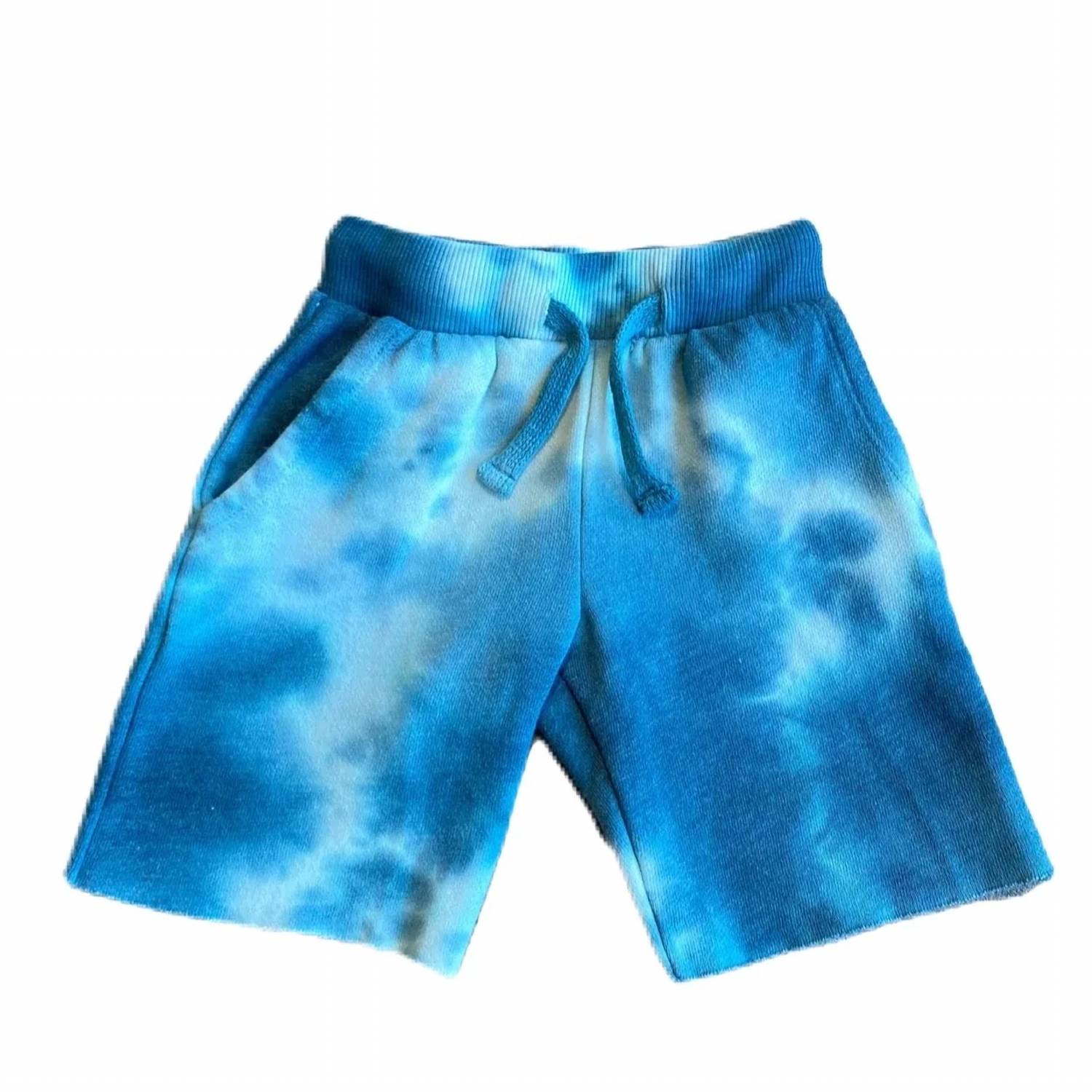 Rowdy Sprout - Kid's Rebel Tie Dye Fleece Short