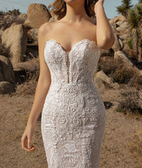 Ivoire By Kitty Chen - Glenda Sheer Mesh Dress