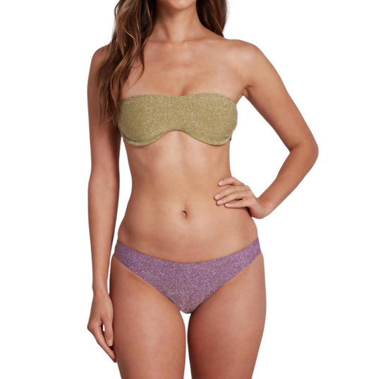 Sauipe - Brigitte Underwire Bikini Top With Removable Straps Lurex