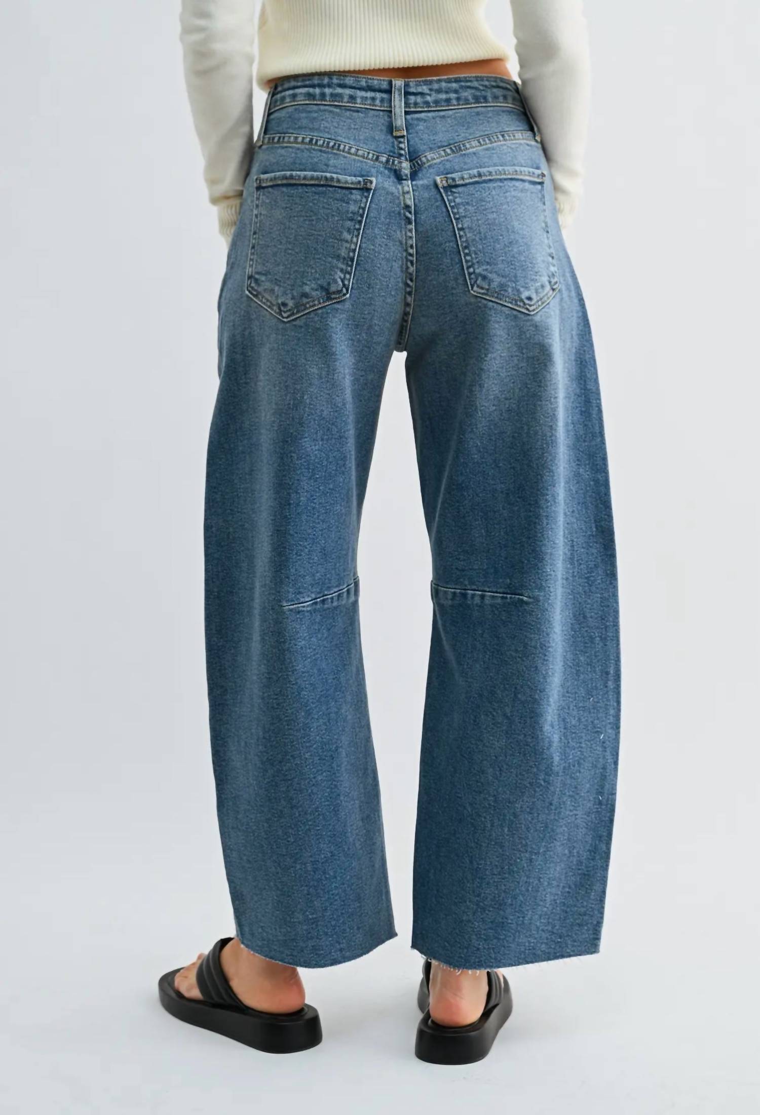 Just Black Denim - Barrel Seam Jean