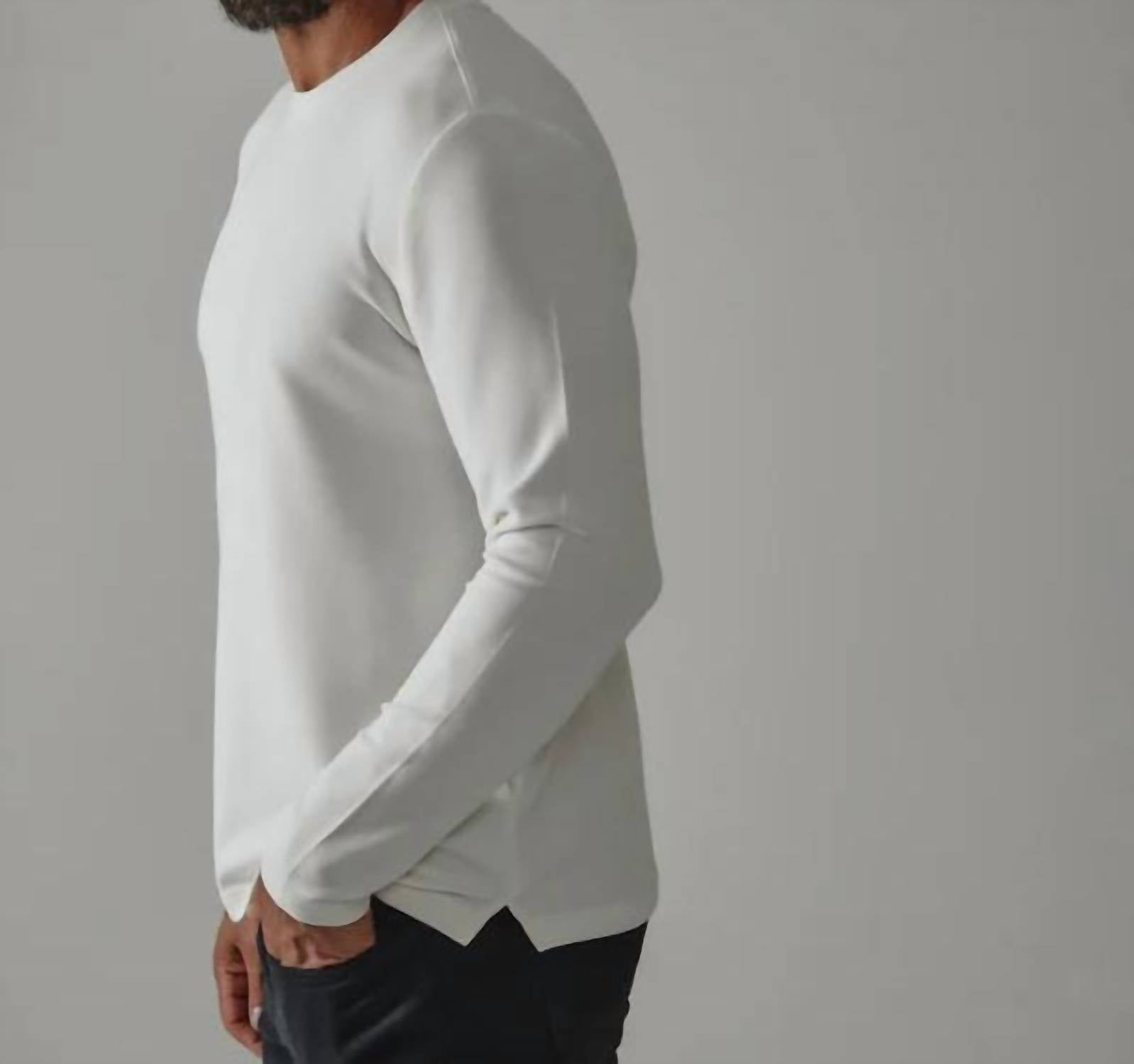 7Diamonds Men's Rev Long Sleeve Tee in natural - men's long sleeve top - view 4