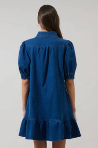 Sugarlips - Jamie Denim Button Down Dress