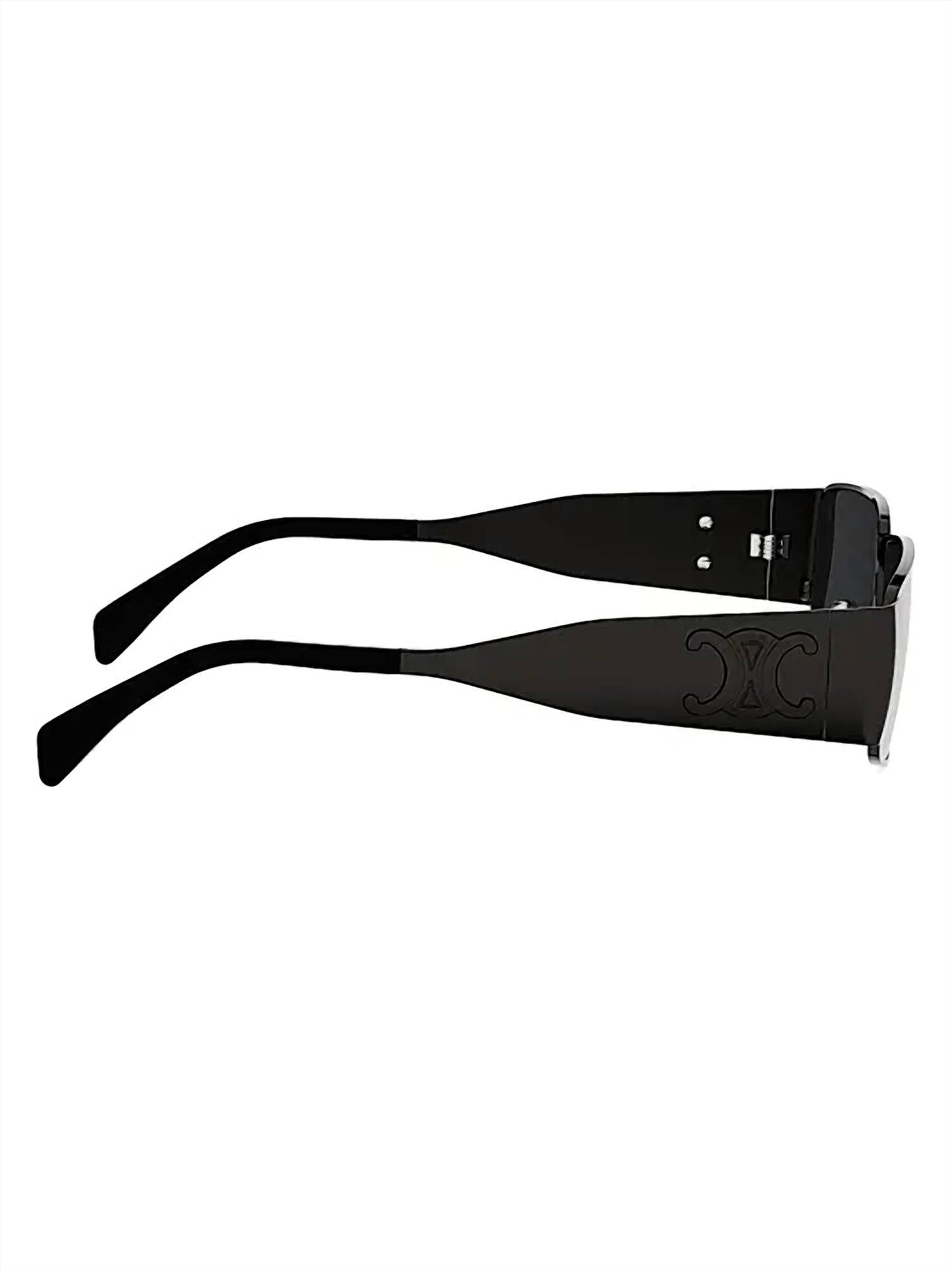 Celine - Men's Metal Triomphe Rectangular Sunglasses