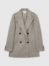 Reiss - Darla Wool Oversized Double-Breasted Blazer