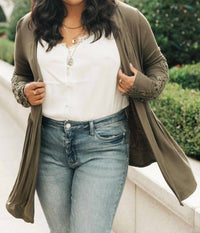 Hailey & Co - Little Bit Of Lace Cardigan