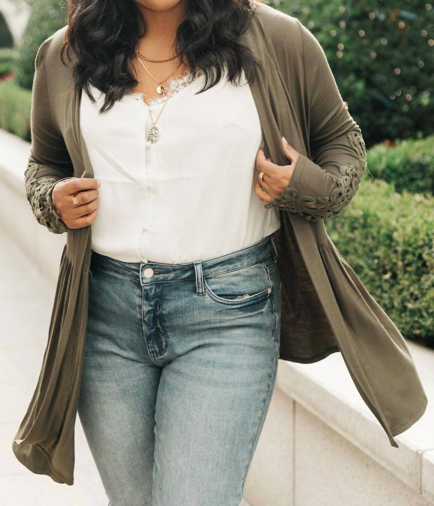 Hailey & Co - Little Bit Of Lace Cardigan
