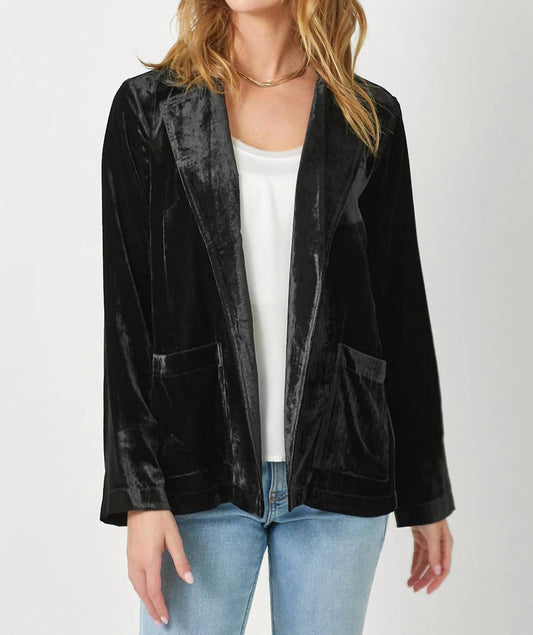 Velvet Open Jacket