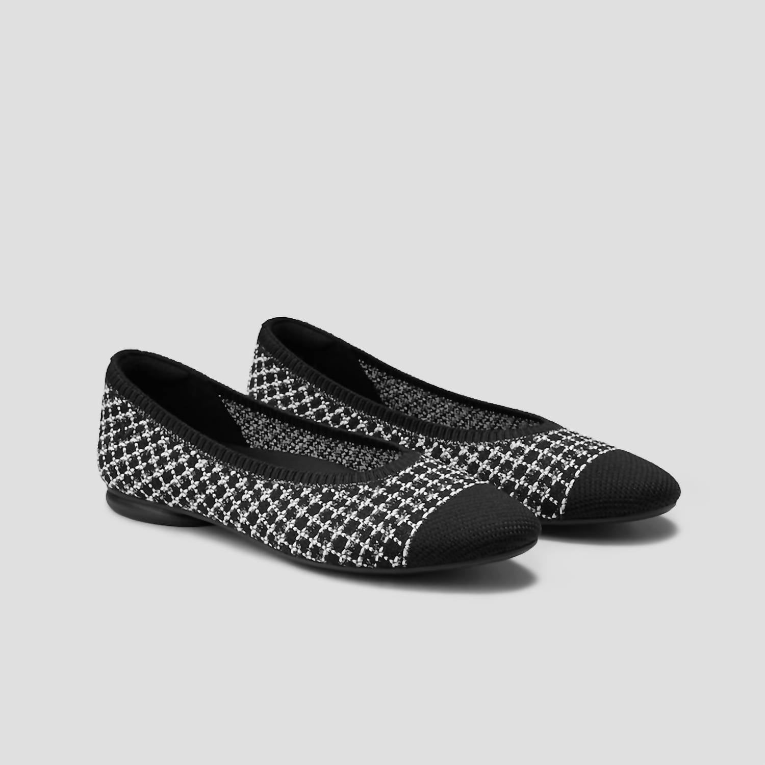 Vivaia Women's Tamia 2.0 Ballet Flats in black white - women's flats