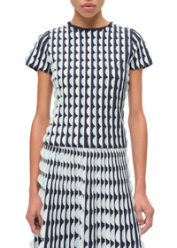 Simkhai - Kendra Scalloped Knit Top