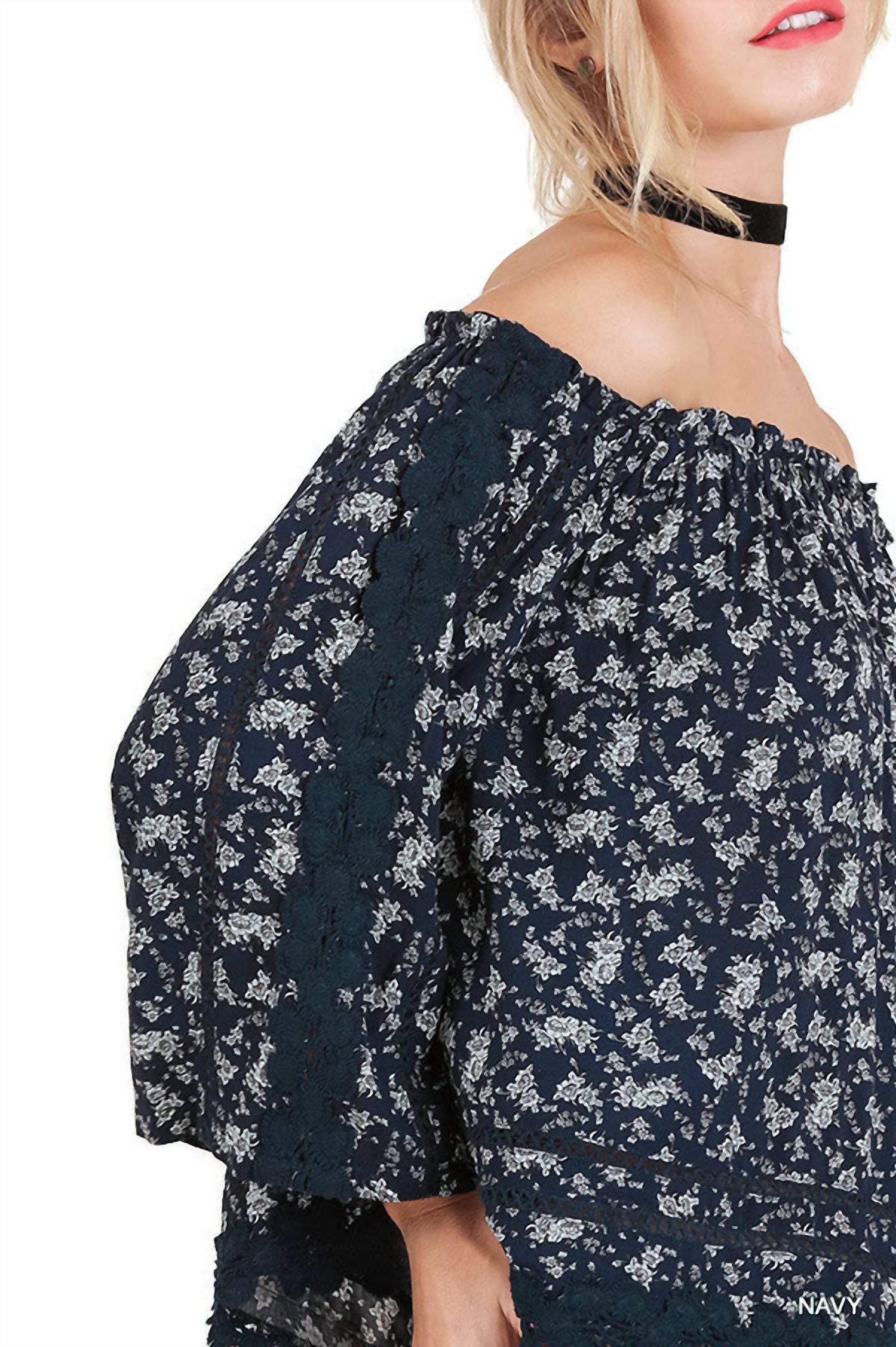 Umgee - Off The Shoulder Floral Top