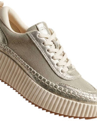 Dolce Vita Women's Chunky Sneakers in beige - women's sneaker - detail view