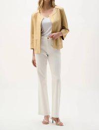 Joseph Ribkoff - Studded Open Front Boxy Faux Suede Jacket