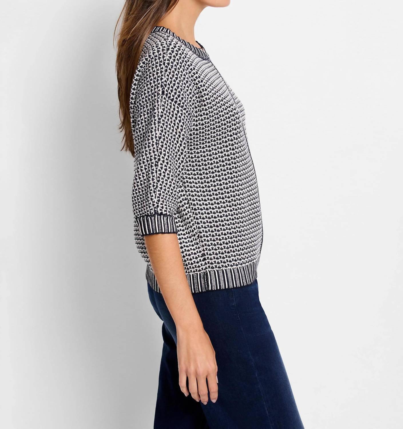 Nic + Zoe - Easy Tuck Stitch Sweater